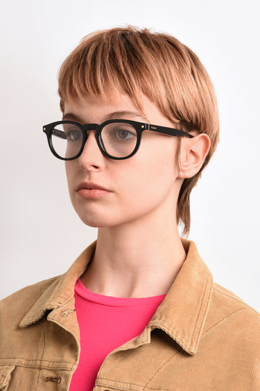 Premium Women Polaroid Eyeglasses: PLD D435 - Black - SpecSMART Eye Clinic (Diagonal Face View)
